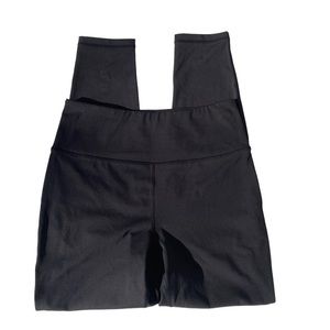 Maison Jules Black Workout Athletic Leggings Yoga Pants 3/4 Length Medium New